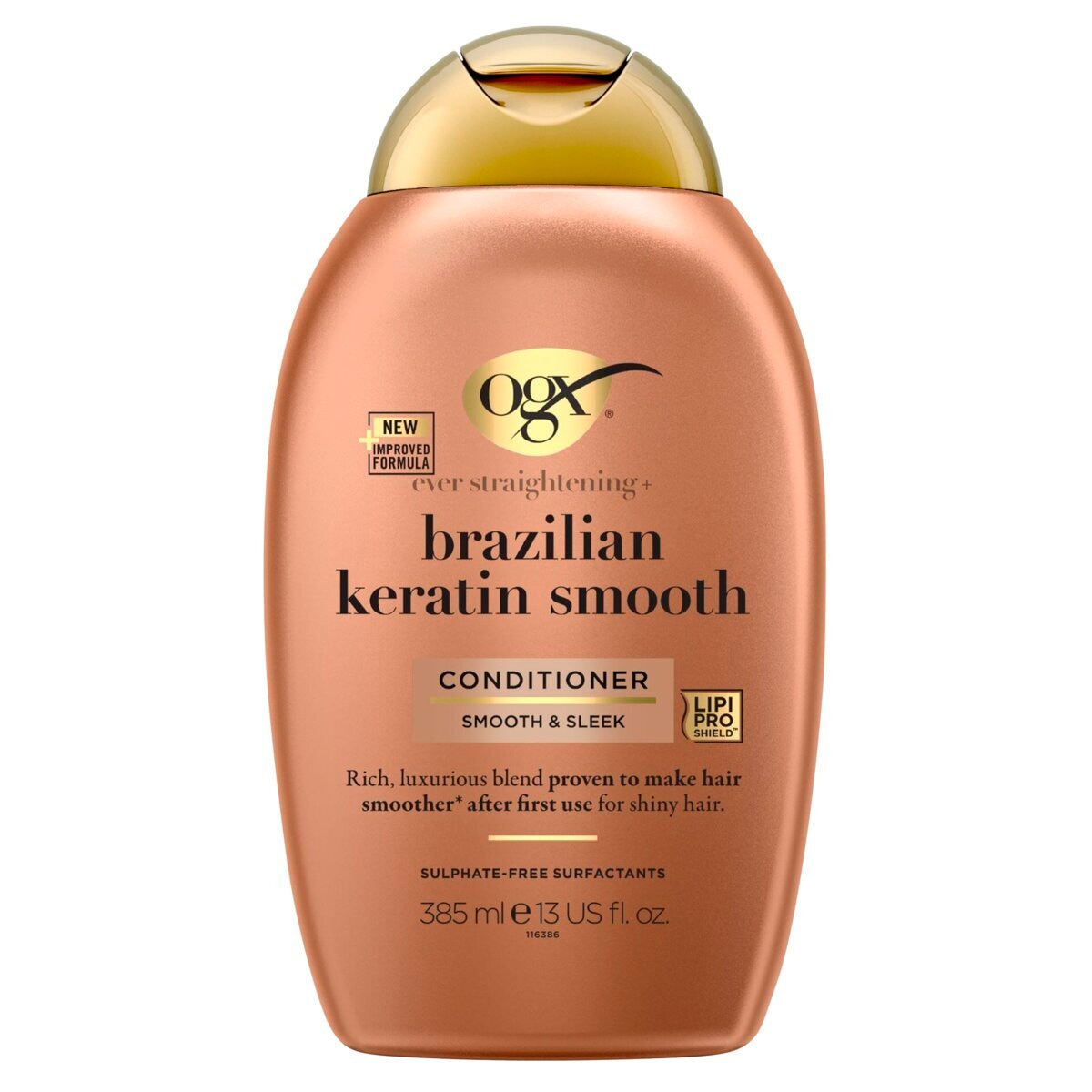 Afbeelding van OGX Brazilian Keratin Smooth & Sleek Conditioner - 385ml