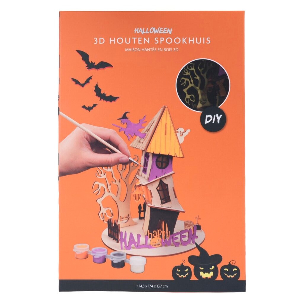 Halloween 3D DIY Houten Spookhuis Halloween 3D DIY Houten Spookhuis
