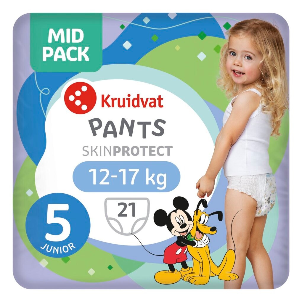 Kruidvat Pants Junior Maat 5 Luierbroekjes Midpack Kruidvat Pants Junior Maat 5 Luierbroekjes Midpack