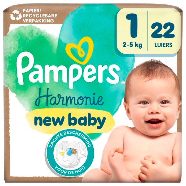 Pampers Harmonie Maat 1 Luiers