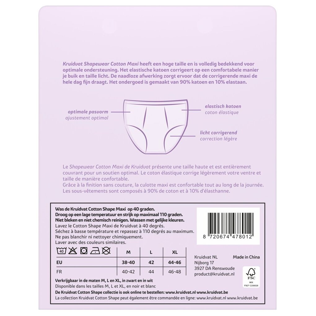 Kruidvat Cotton Maxi Shapewear Damesslip