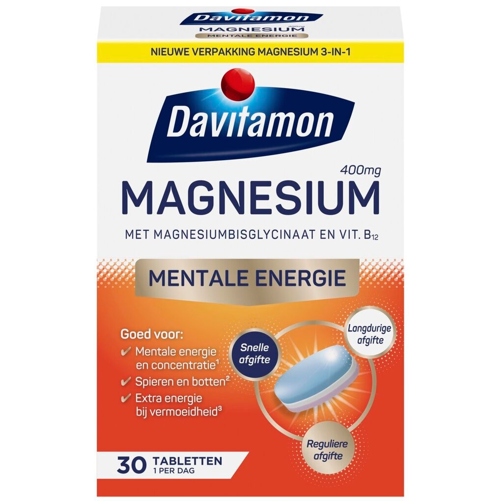 Davitamon 400mg Magnesium Mentale Energie Tabletten