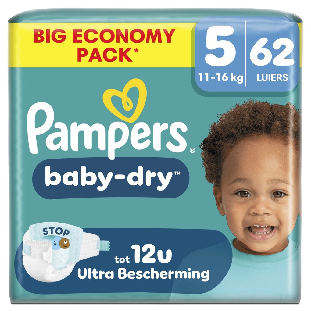Pampers Baby-Dry Maat 5 Luiers