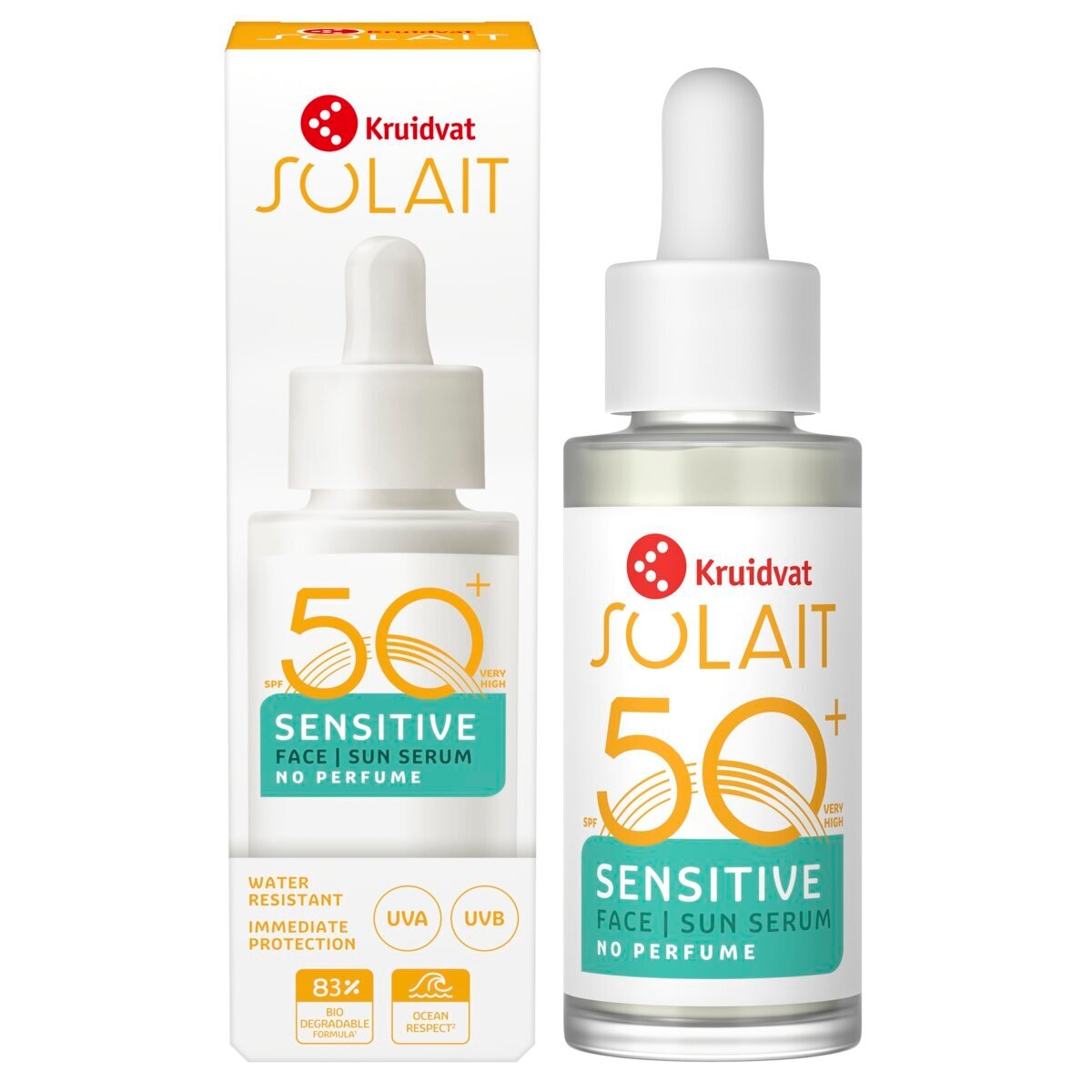Afbeelding van Kruidvat Solait SPF50+ Face Sun Serum - 30ml