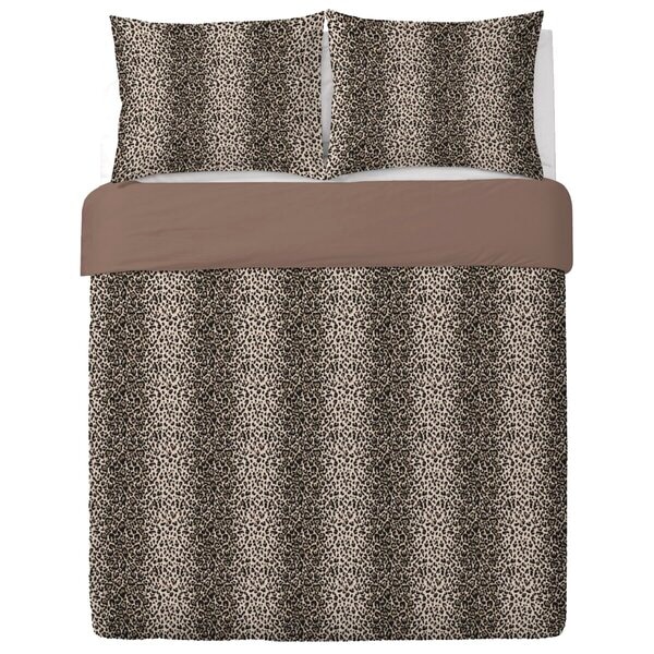 From PB With Love Velours Dekbedovertrek met Panterprint