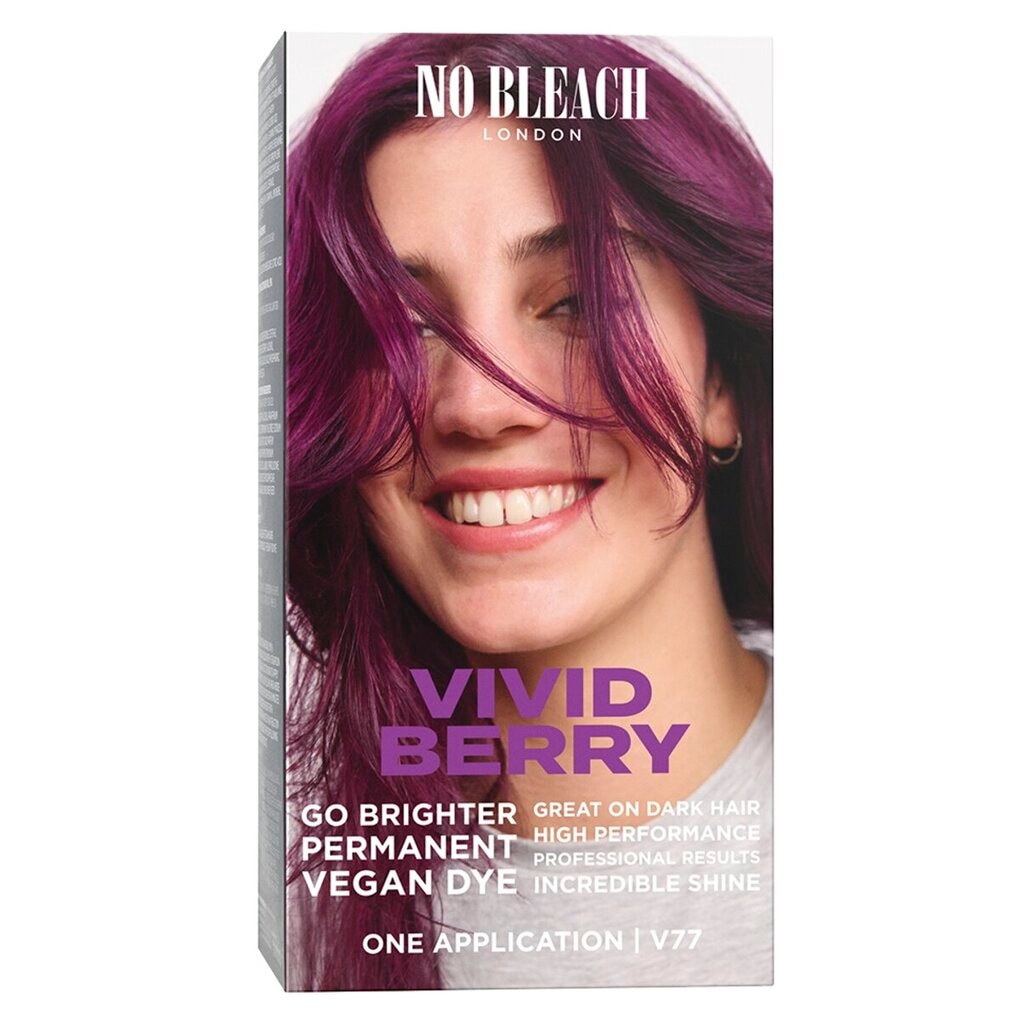 No Bleach London Vivid Berry Permanent Vegan Dye Kit