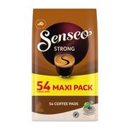 Geniet van de rijke melange van donker gebrande arabica- en robustabonen. Met Douwe Egberts Senseo Strong Koffiepads maak je een heerlijk kopje koffie met een volle en krachtige smaak.