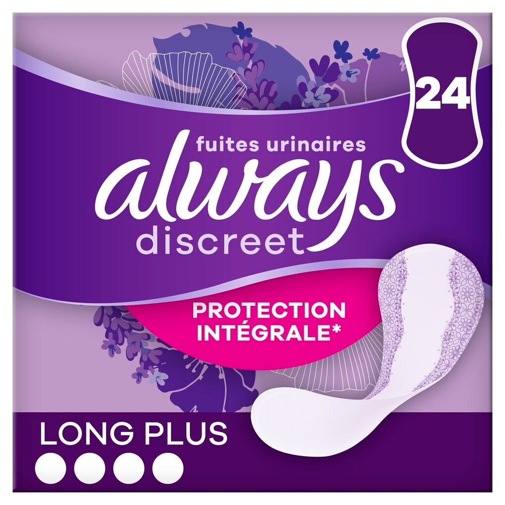 Always Discreet Long Plus Inlegkruisjes