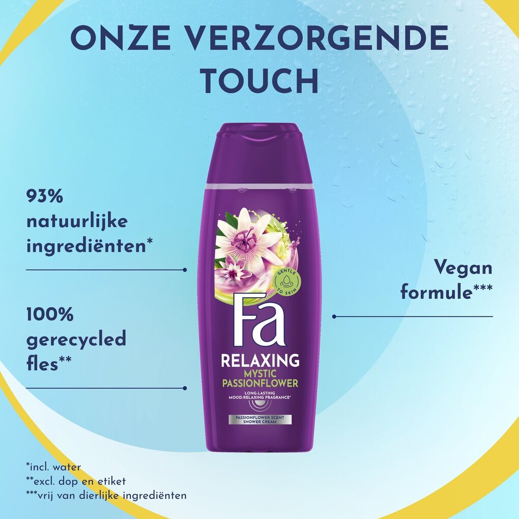 Fa Sense Mystic Passionflower Douchecrème