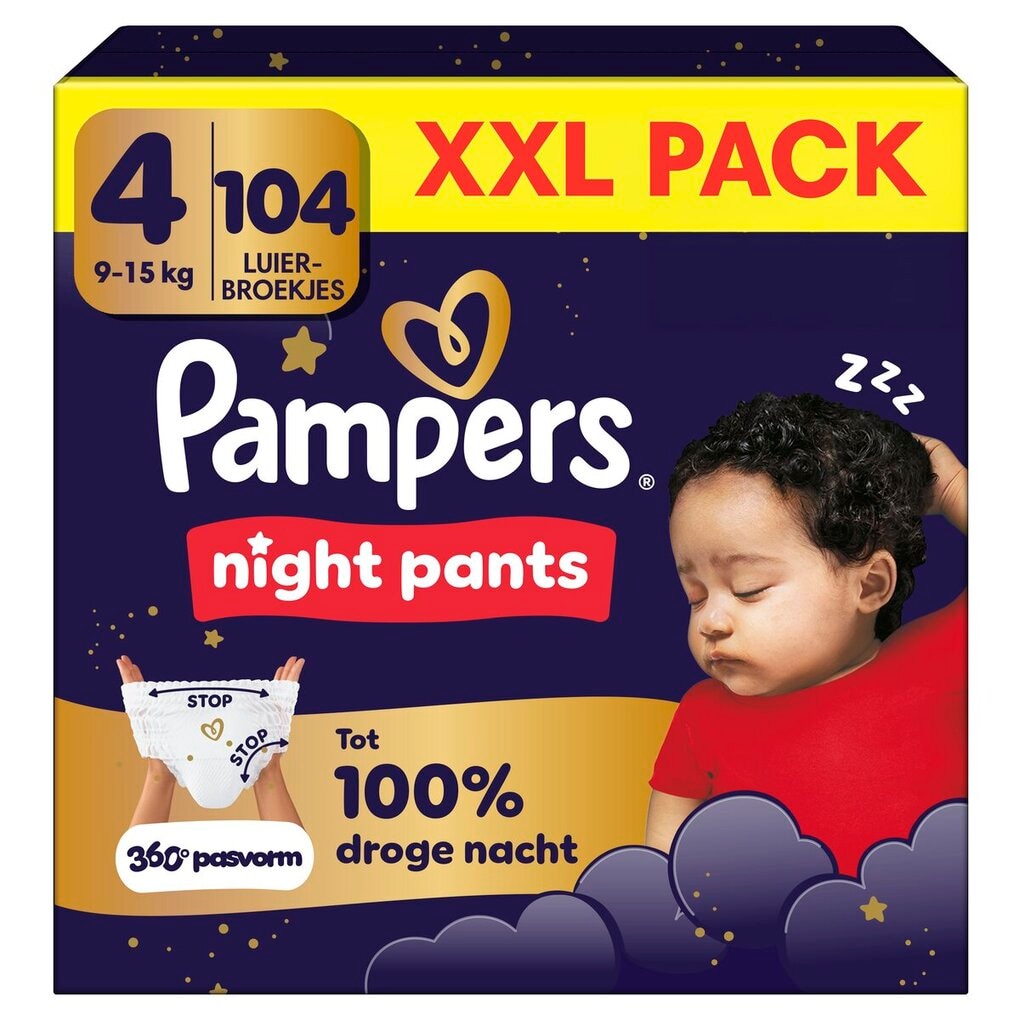 Pampers Night Pants Maat 4 Luierbroekjes
