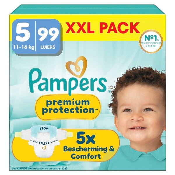 Pampers Premium Protection Maat 5 Luiers