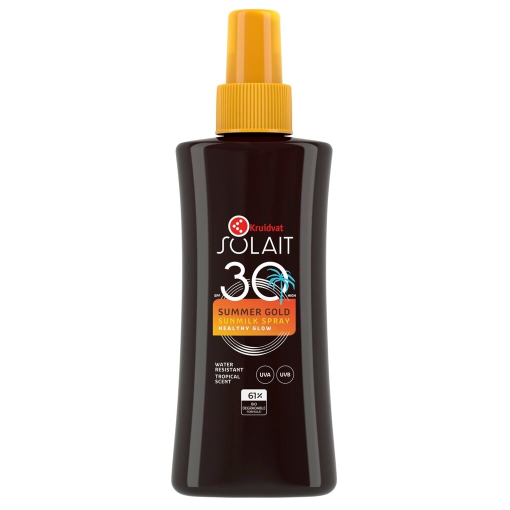 Kruidvat Solait Summer Gold SPF30 Sunmilkspray