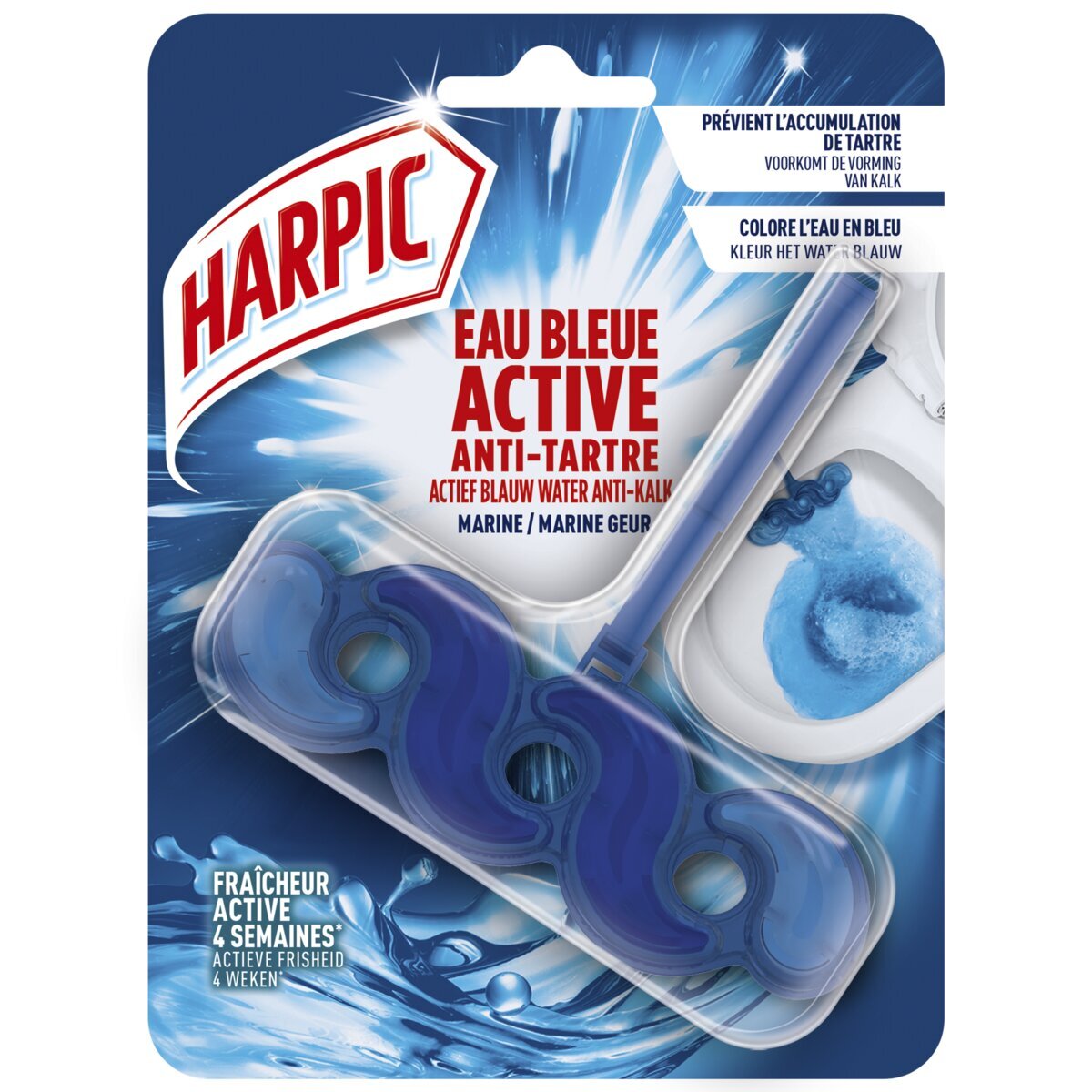 Afbeelding van Harpic Active Fresh 6 Blue Power Toiletblok - 39g