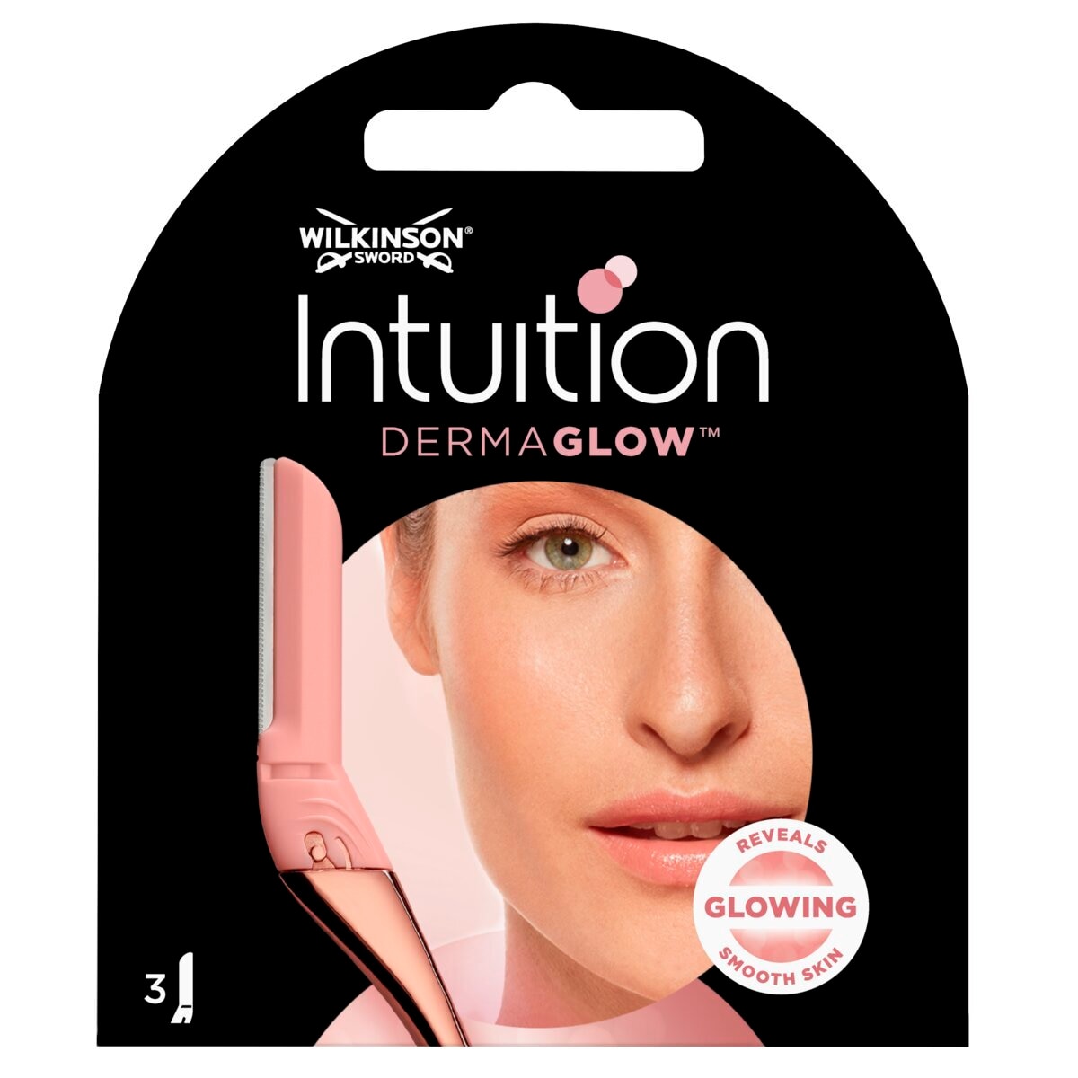 Afbeelding van Wilkinson Sword Intuition Dermaglow Scheermesjes - 3 stuks