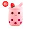 Bubble Tea Pink Snuggle Shape Knuffel