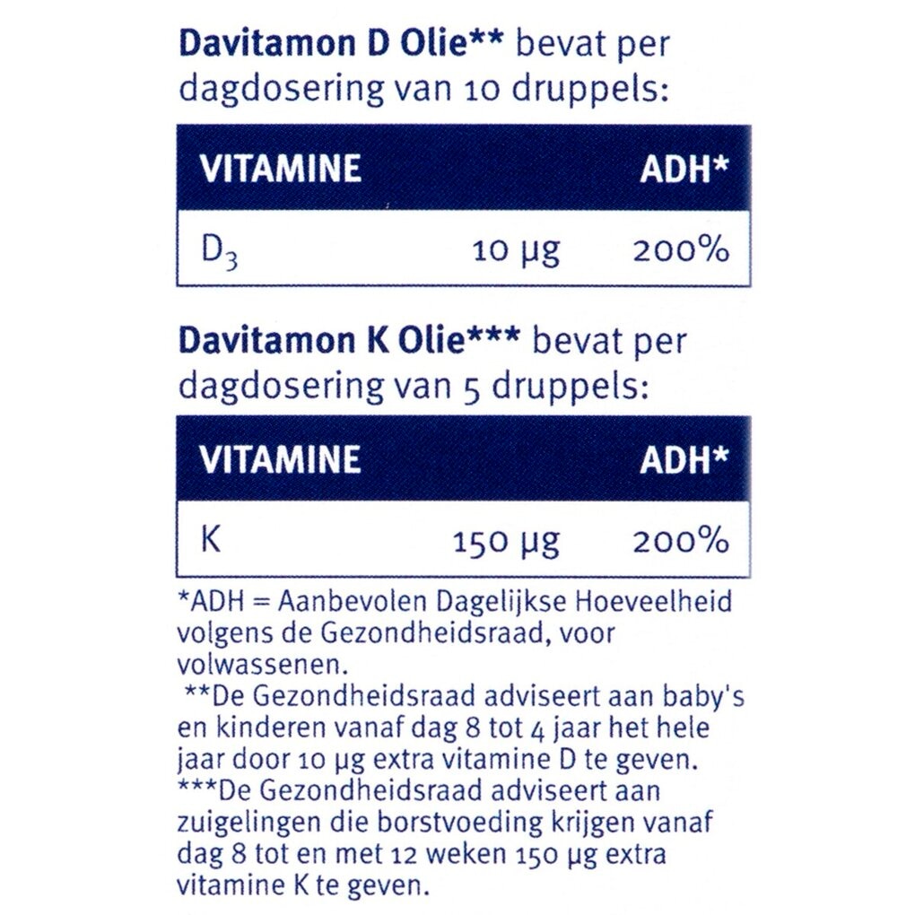Davitamon Vitamine K en D Olie