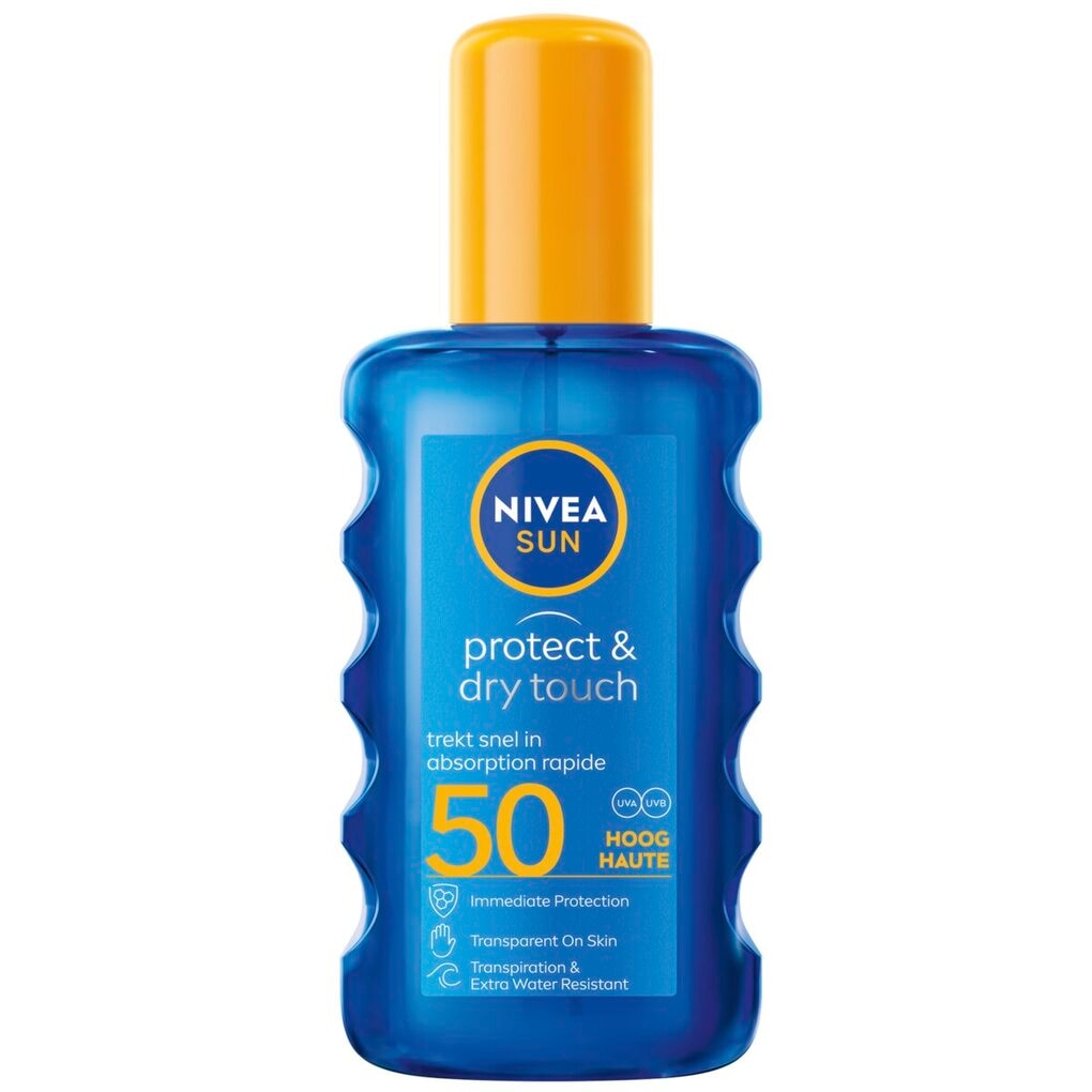 NIVEA Sun Protect & Dry Touch SPF50 Transparante Zonnebrandspray