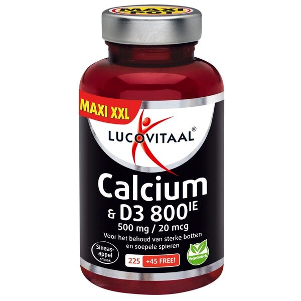 Lucovitaal Calcium & D3 800 ie Kauwtabletten