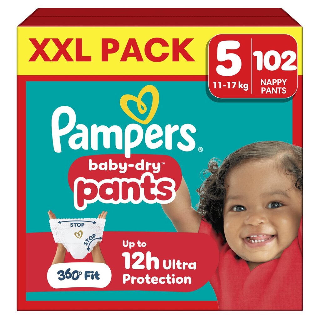 Pampers Baby-Dry Pants Maat 5 Luierbroekjes