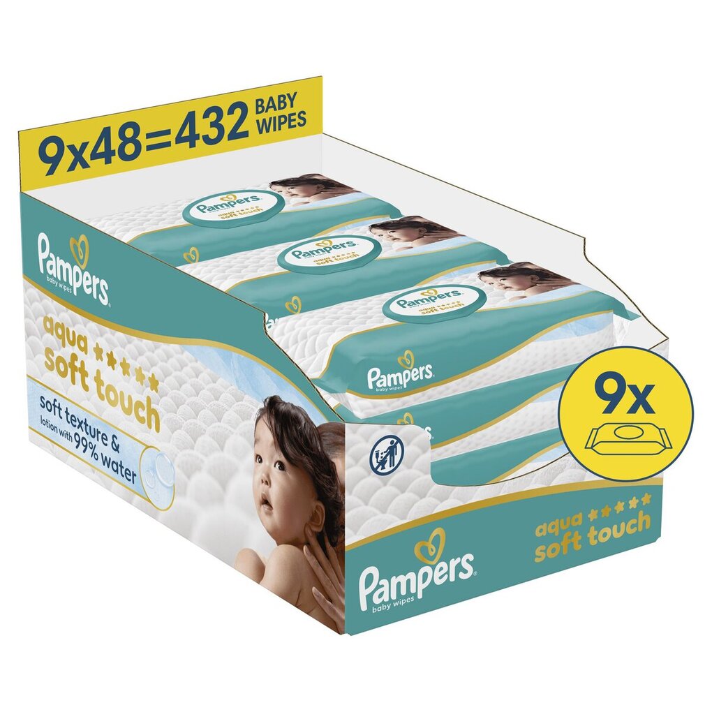 Pampers Aqua Soft Touch Babydoekjes