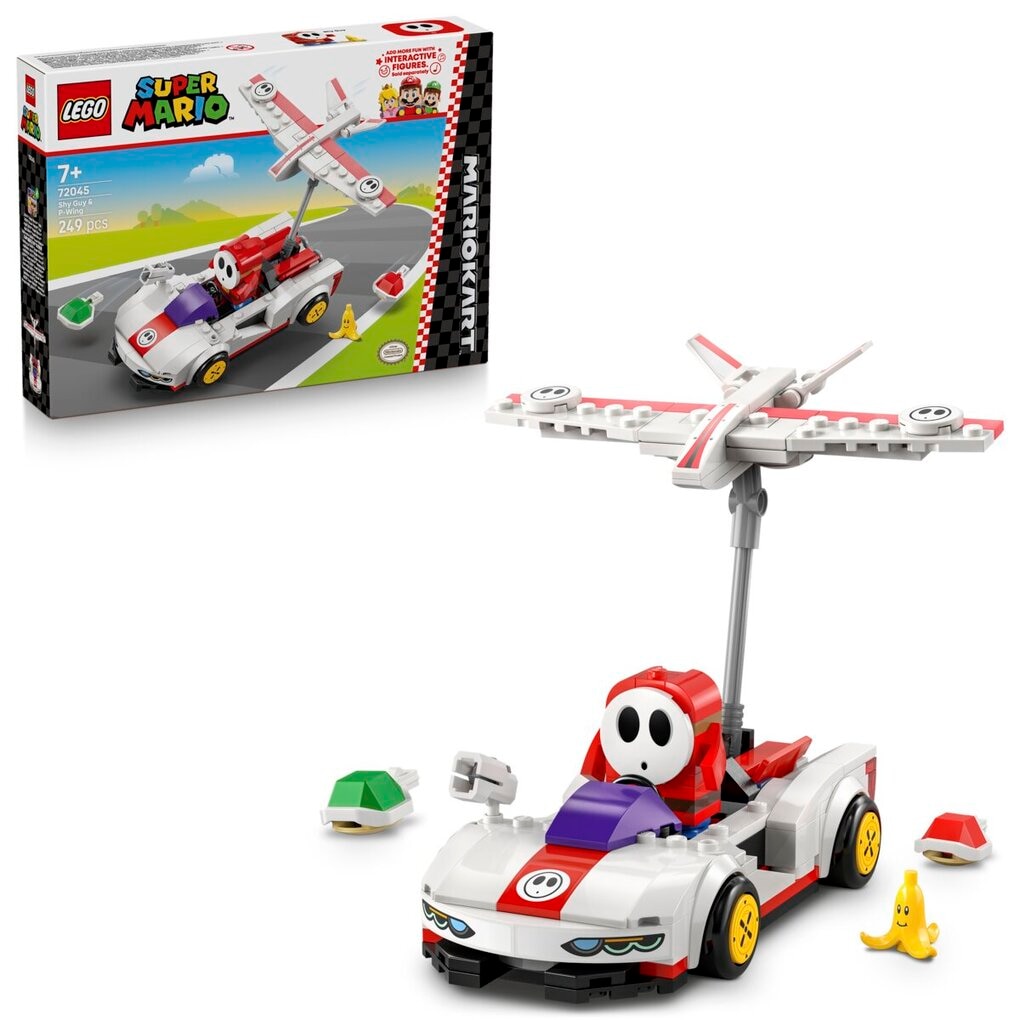 LEGO Super Mario 72045 Mario Kart – Shy Guy in de Vleugelflitser LEGO Super Mario 72045 Mario Kart – Shy Guy in de Vleugelflitser