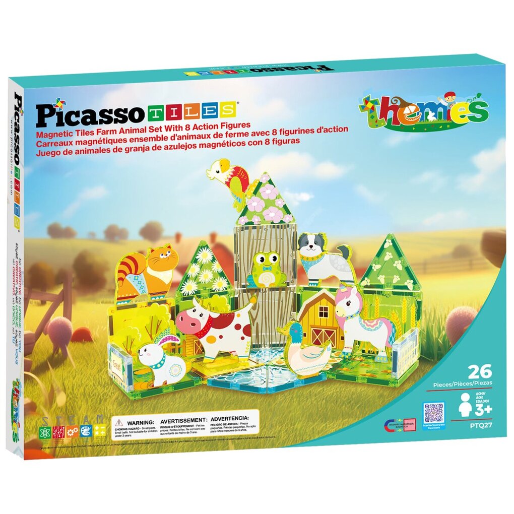 Picasso Boerderijdieren Magnetische Tegels Set