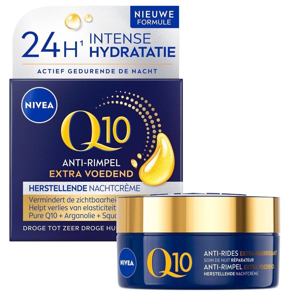 NIVEA Q10 Anti-Rimpel Extra Voedend Herstellende Nachtcrème