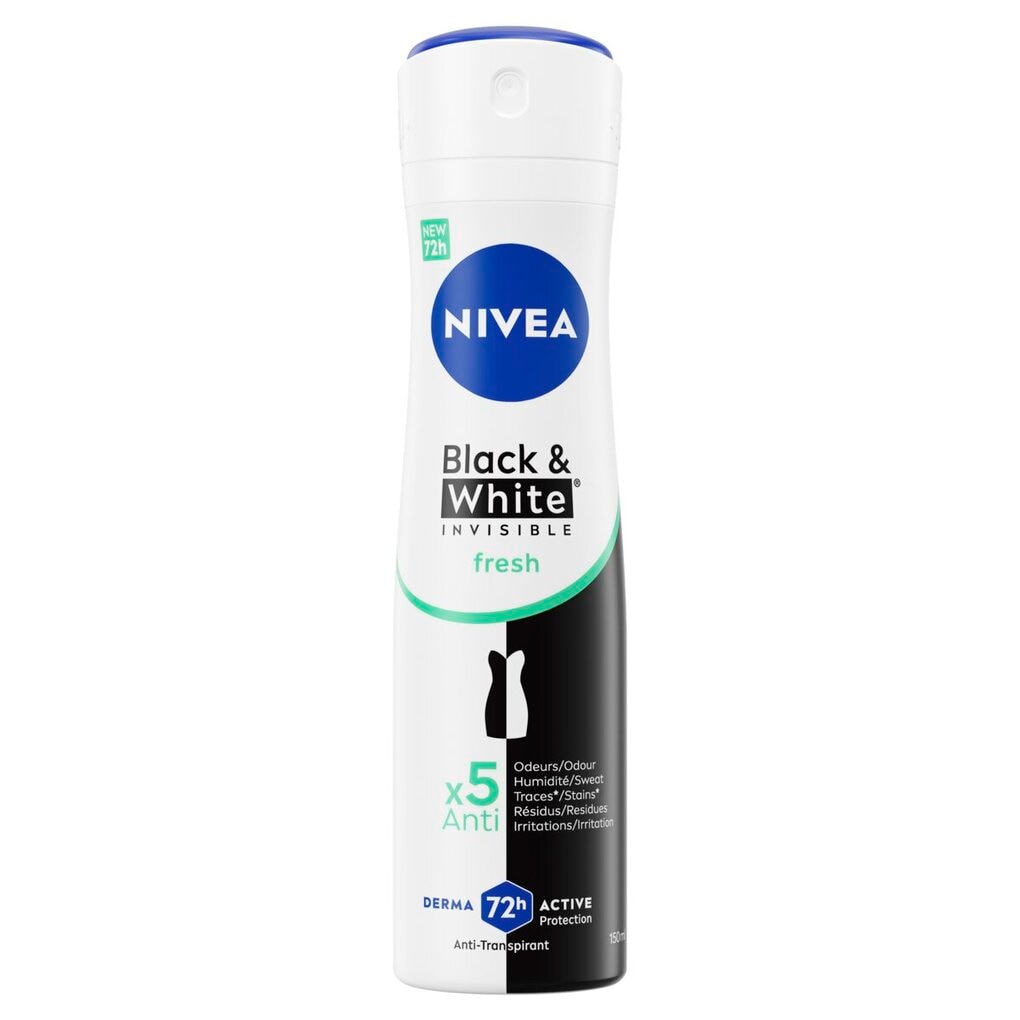NIVEA Black & White Invisible Fresh Antitranspirant Spray NIVEA Black & White Invisible Fresh Antitranspirant Spray