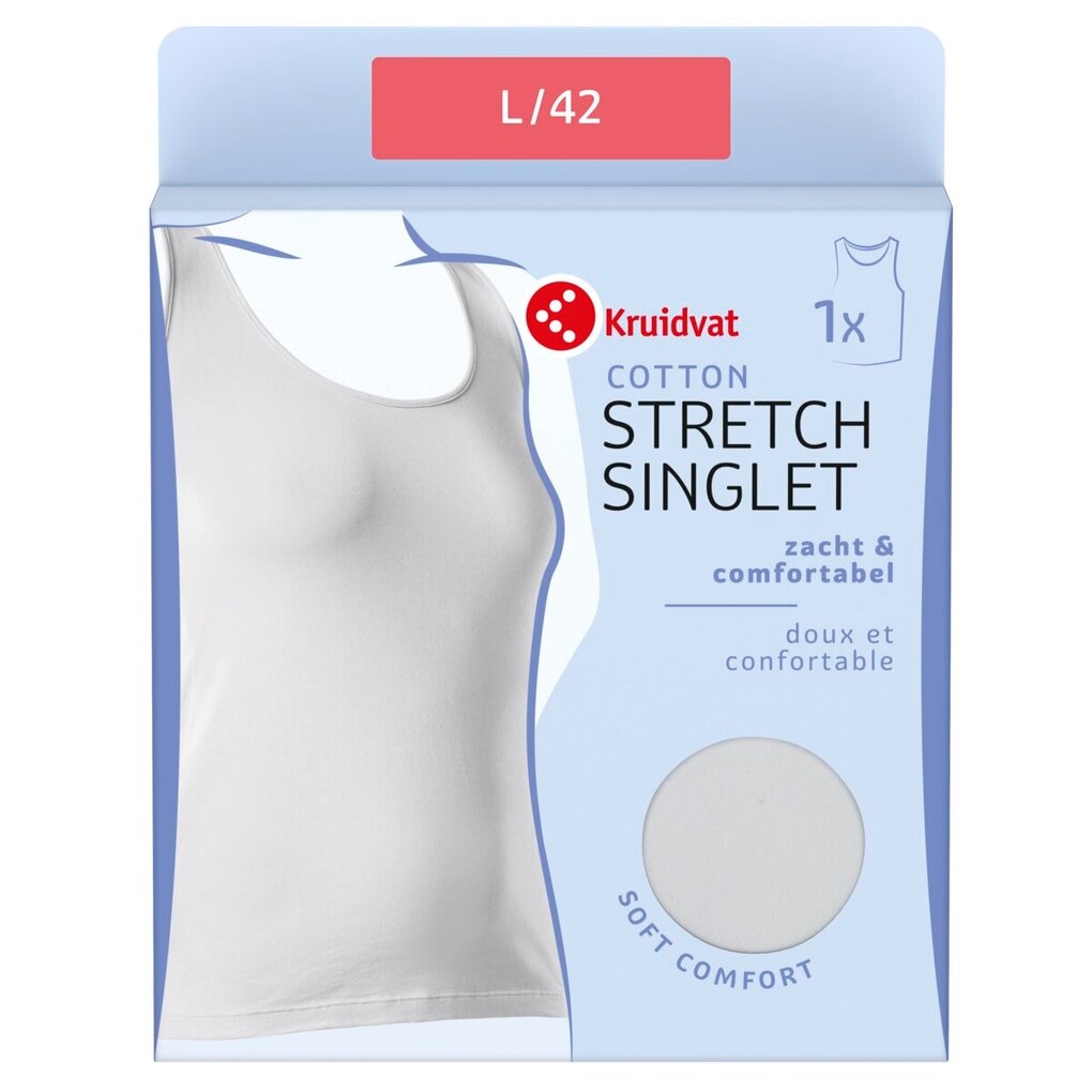 Kruidvat Cotton Stretch Damessinglet
