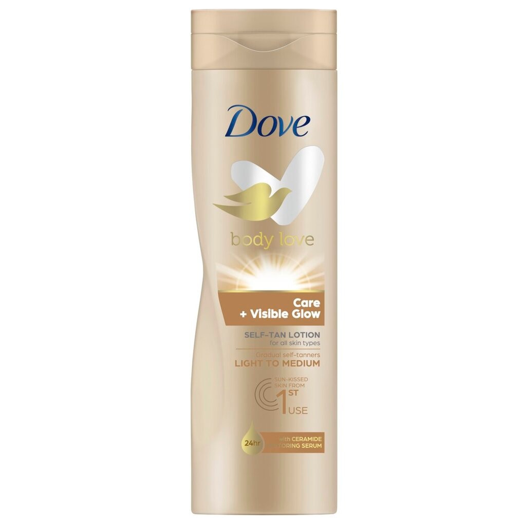 Dove Sunless Tan Light to Medium Selftan Lotion