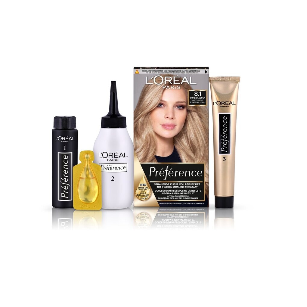 L'Oréal Paris Préférence 8.1 Licht Asblond Haarkleuring