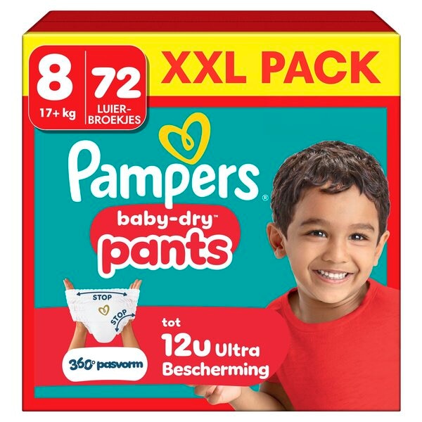 Pampers Baby-Dry Pants Maat 8 Luierbroekjes