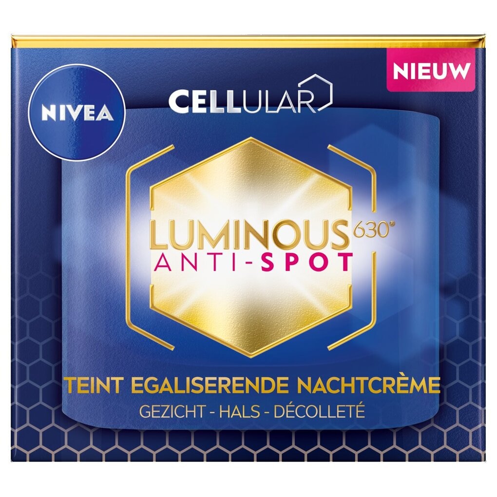 NIVEA Cellular Luminous630 Anti-Spot Teint Egaliserende Nachtcrème