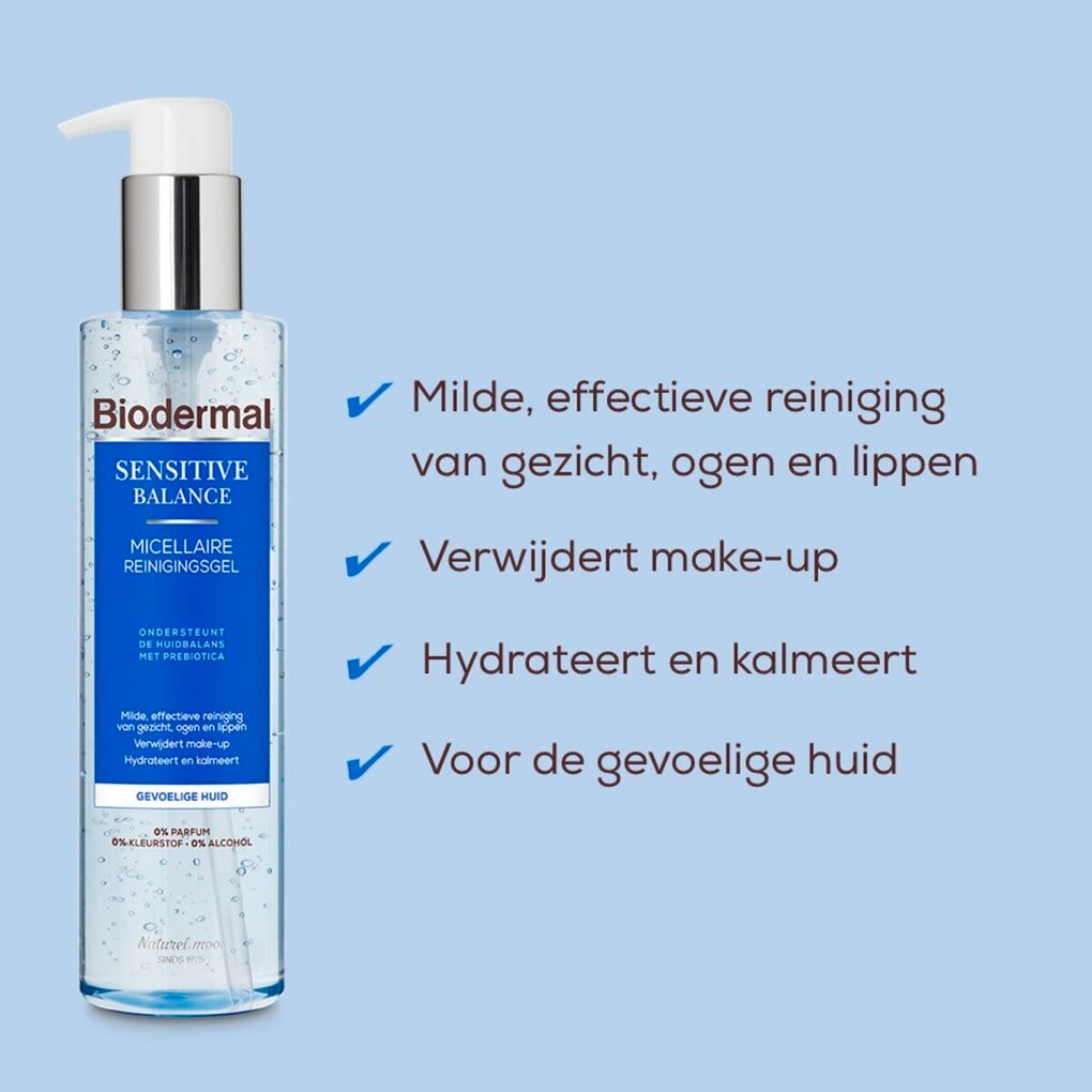 Biodermal Sensitive Balance Micellair Reinigingsgel