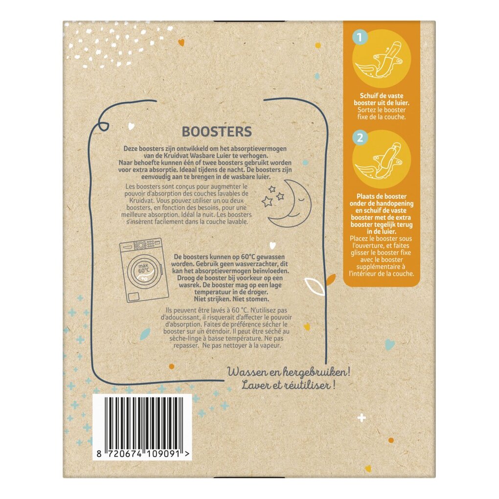 Kruidvat Wasbare Boosters voor Wasbare Luiers