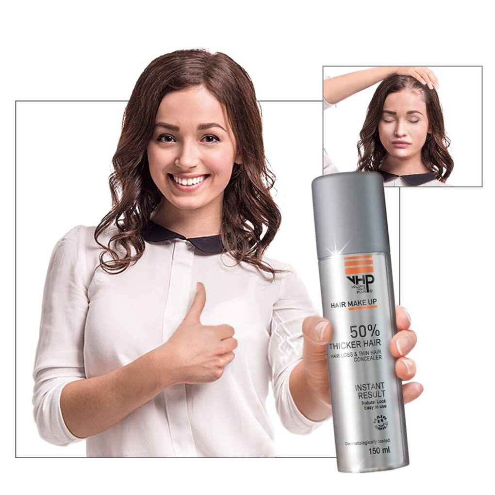 Volume Hair Plus Zwart Verdikkende Haarspray