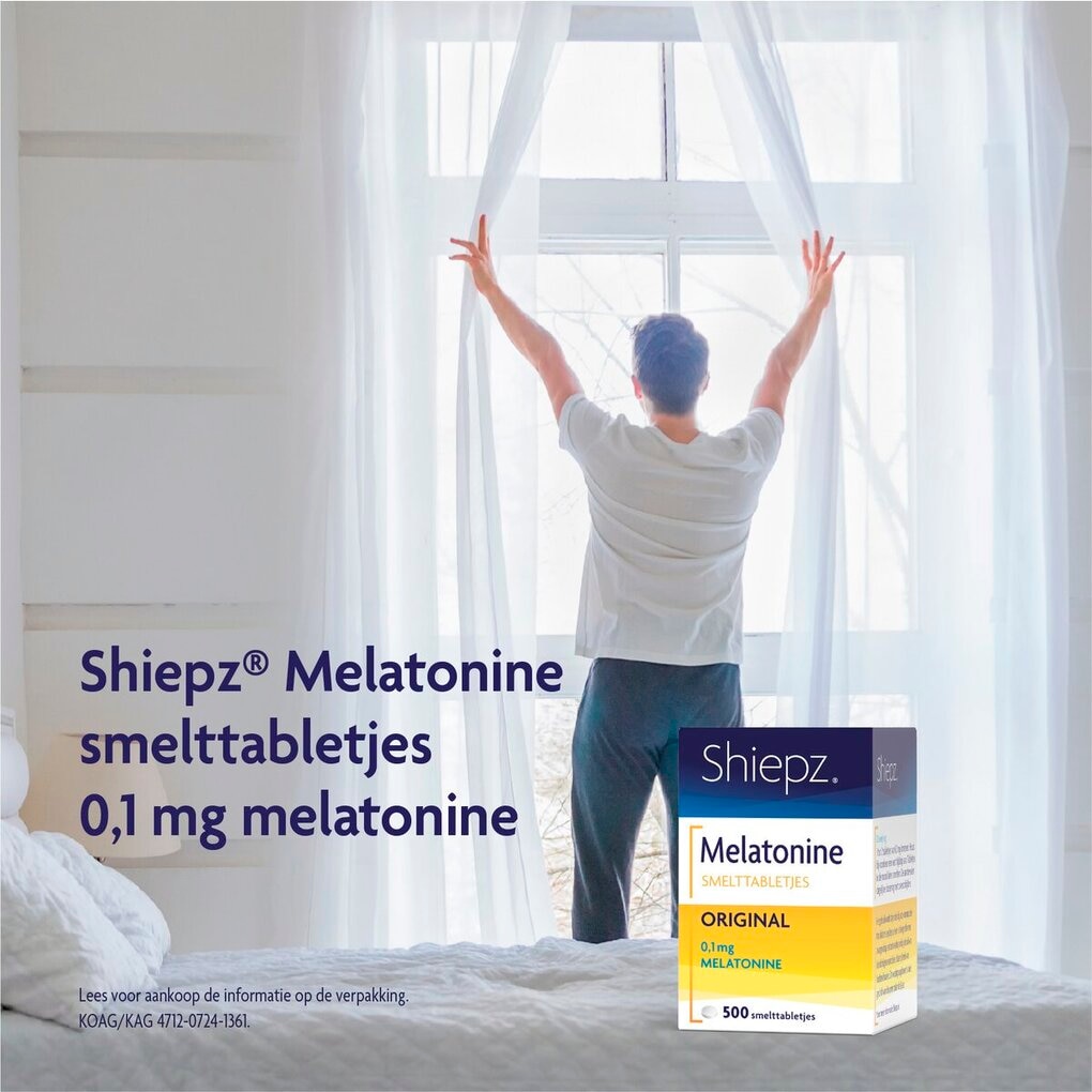 Shiepz Melatonine Original 0,1mg Smelttabletten
