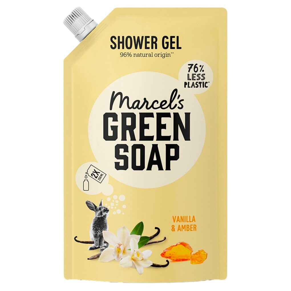 Marcel's Green Soap Vanilla & Amber Douchegel Refill Marcel's Green Soap Vanilla & Amber Douchegel Refill