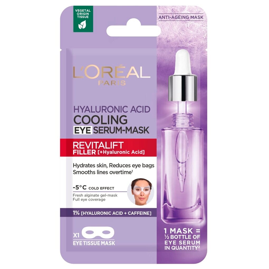 L’Oréal Paris Revitalift Filler Verkoelend Oogserum Masker