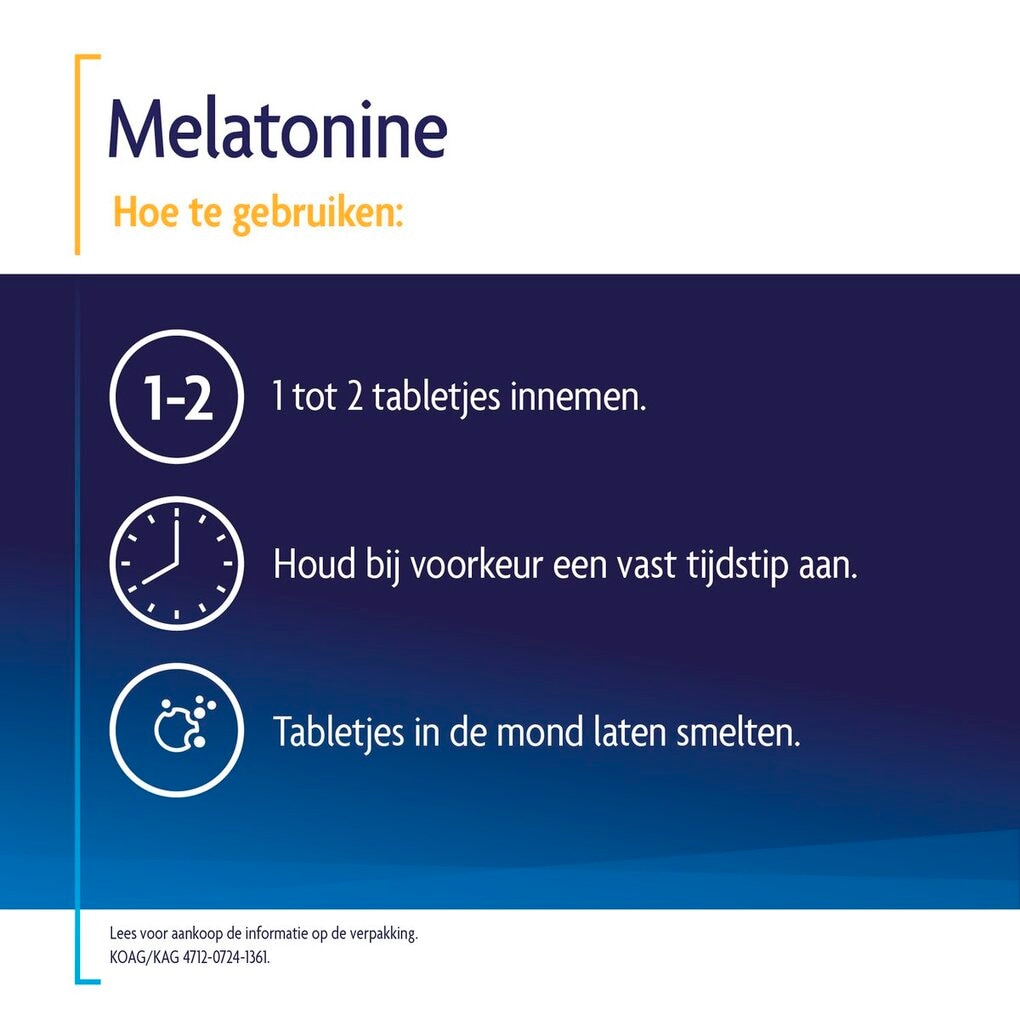 Shiepz Melatonine Original 0,1mg Smelttabletten