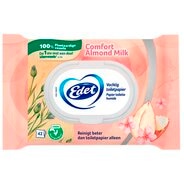 Afbeelding van Edet Comfort Almond Milk Vochtig Toiletpapier - 42 stuks