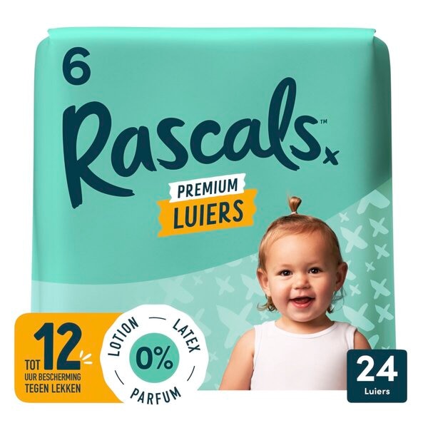 Rascals Maat 6 Premium Luiers