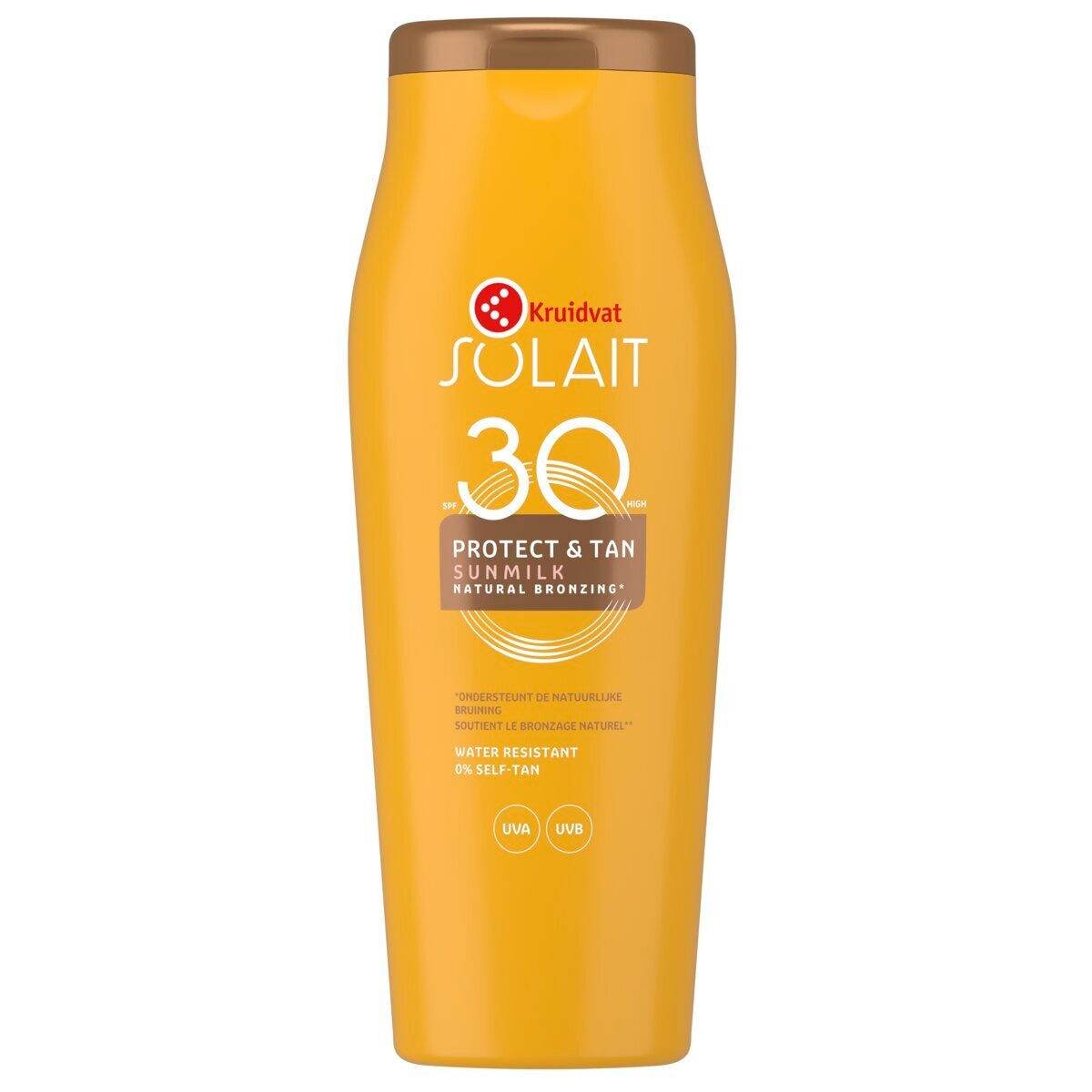 Product afbeelding van Kruidvat Solait Protect & Tan SPF30 Sunmilk - 200ml
