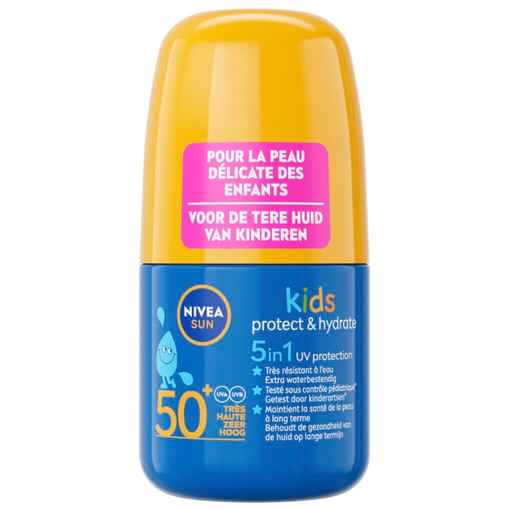 NIVEA Sun Kids Protect & Hydrate SPF50+ Zonnebrand Roll-on