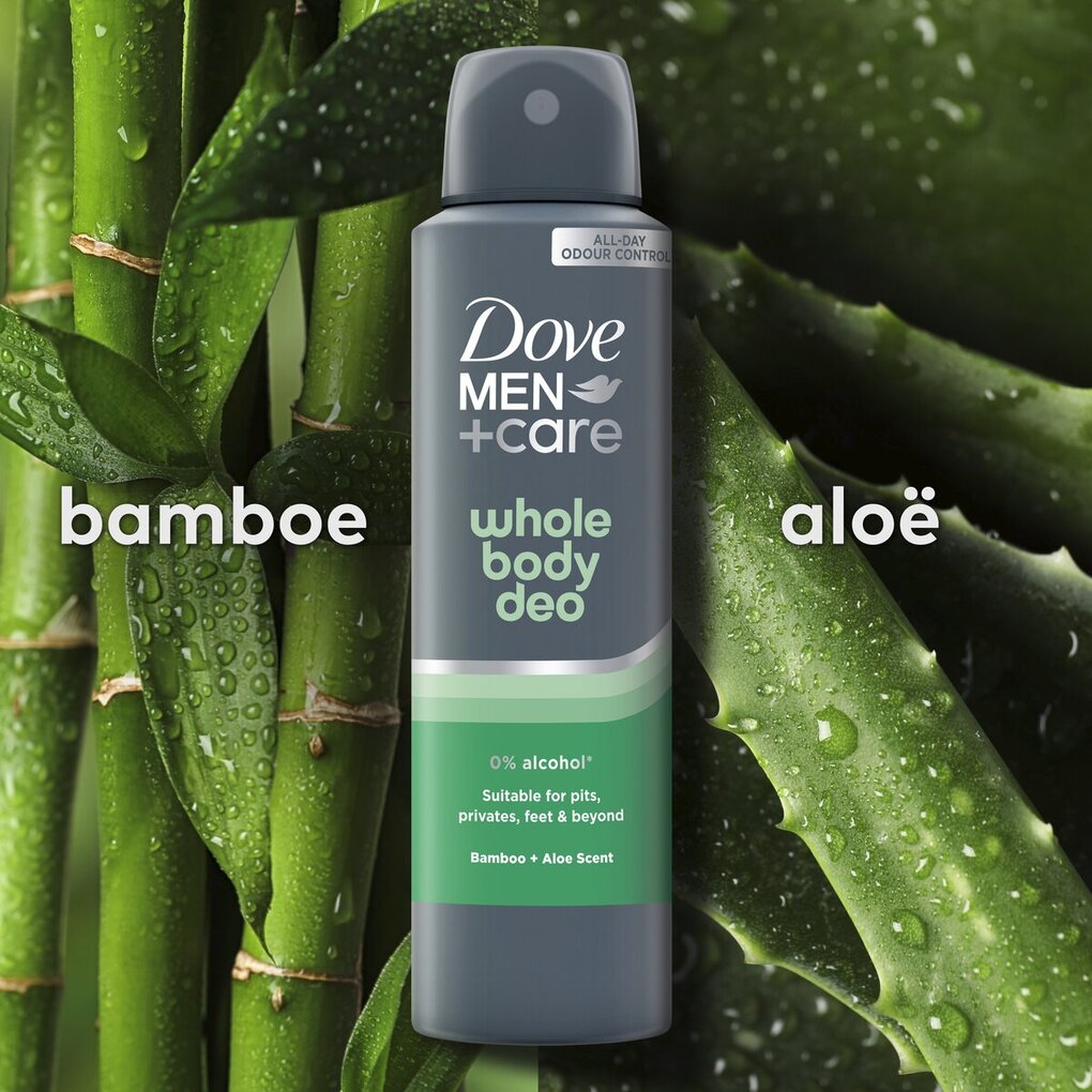 Dove Men + Care Whole Body Bamboo & Aloe Deodorant Spray