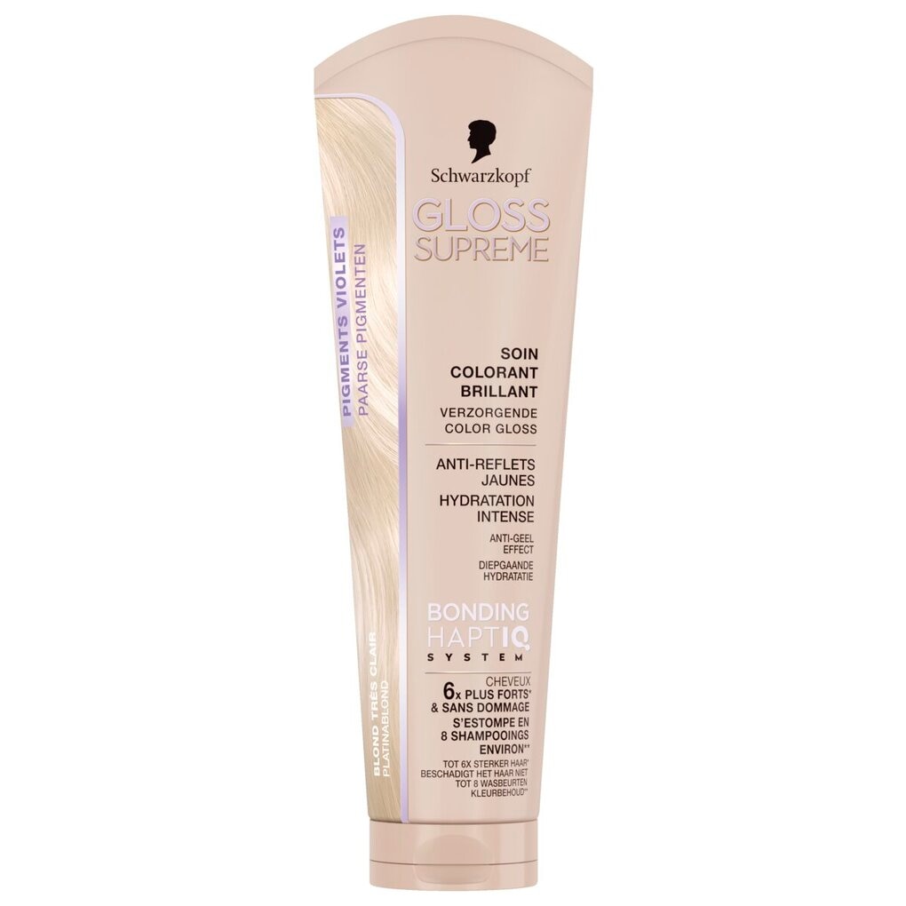 Schwarzkopf Gloss Supreme Platinablond Verzorgende Color Gloss
