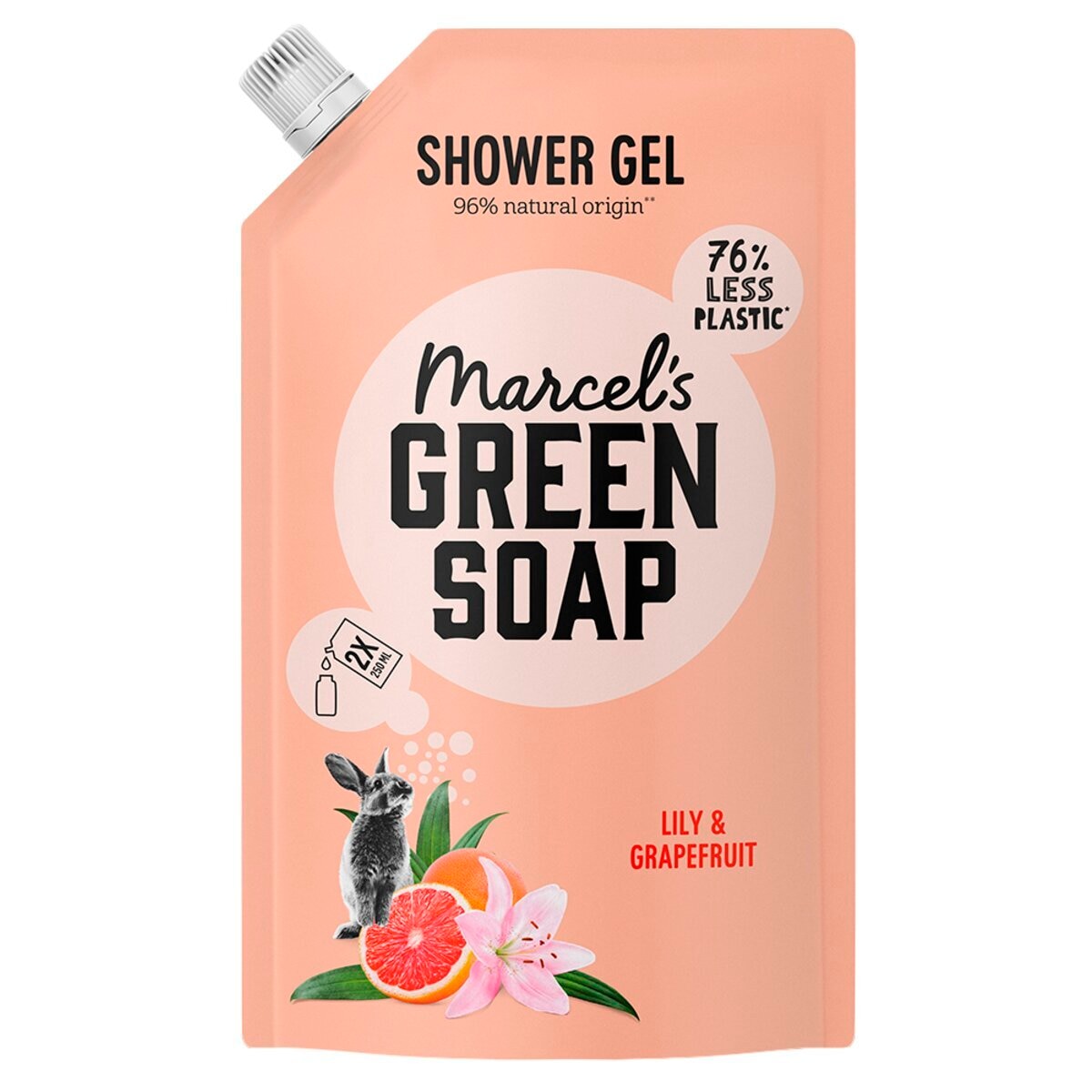 Afbeelding van Marcel's Green Soap Douchegel Lily & Grapefruit - 500ml