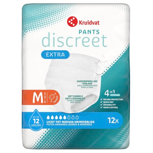 Kruidvat Discreet Unisex Extra Incontinentiebroekjes