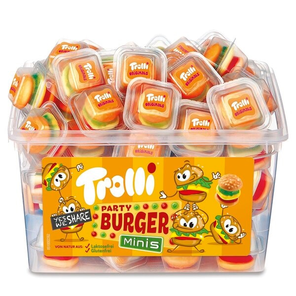 Trolli Party Burger Mini's Silo