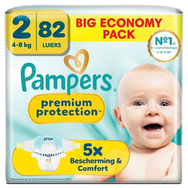 Pampers Premium Protection Maat 2 Luiers
